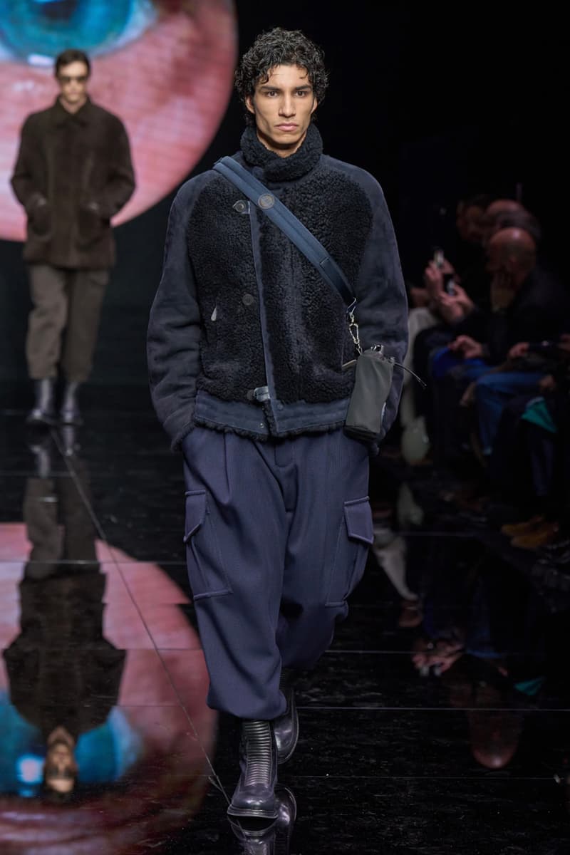 Giorgio Armani Fall/Winter 2024 Menswear Collection Milan Fashion Week Men's Runway Images