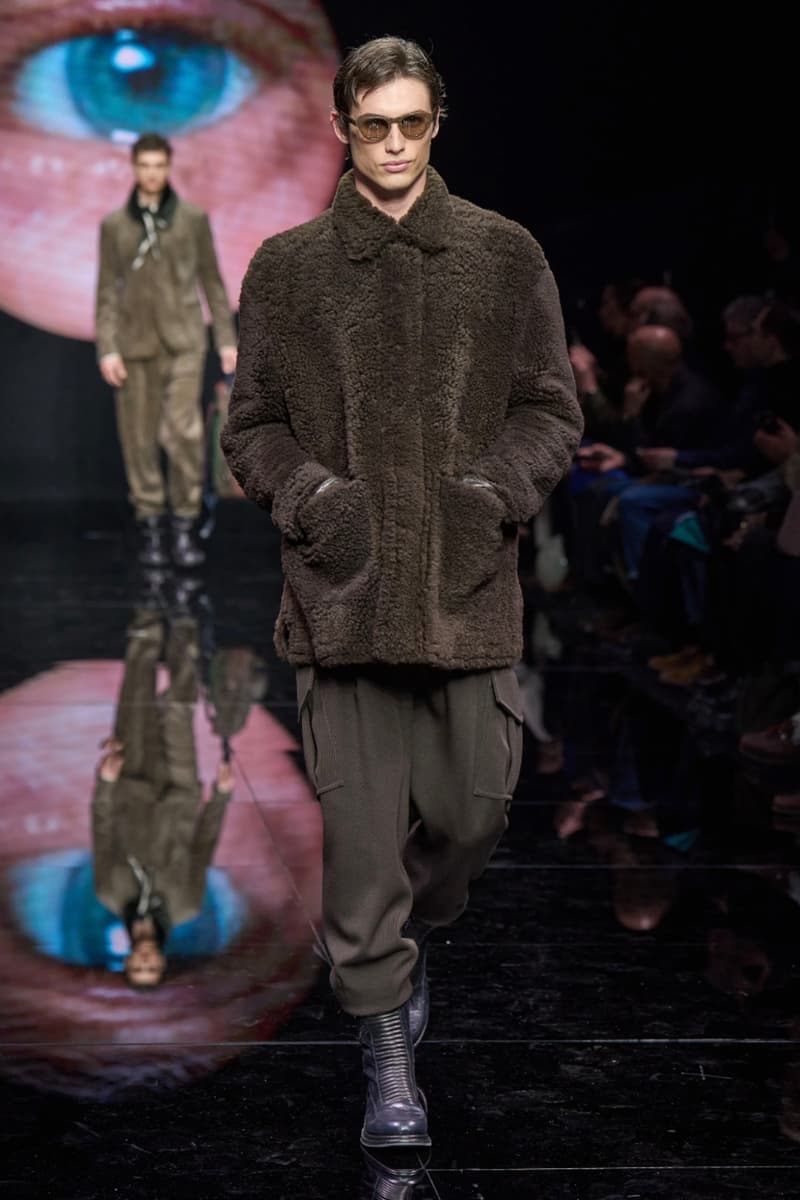 Giorgio Armani Fall/Winter 2024 Menswear Collection Milan Fashion Week Men's Runway Images