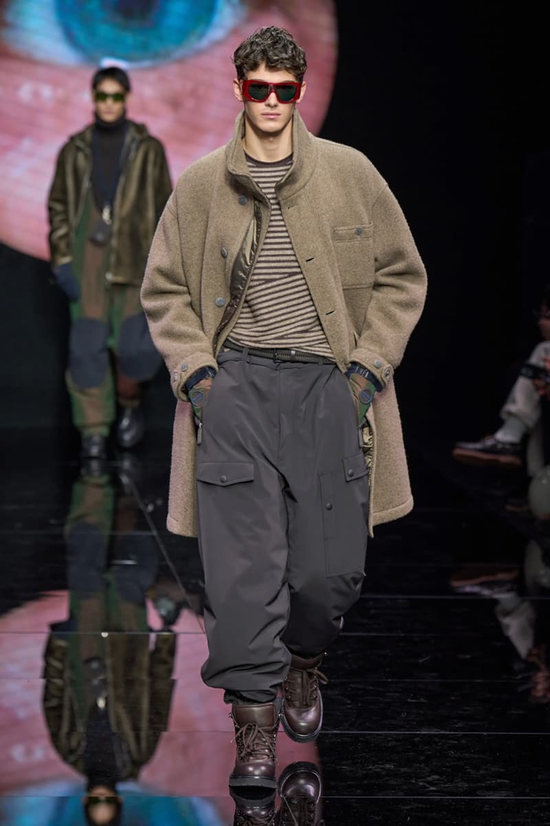 Giorgio Armani Fall/Winter 2024 Menswear Collection Milan Fashion Week Men's Runway Images