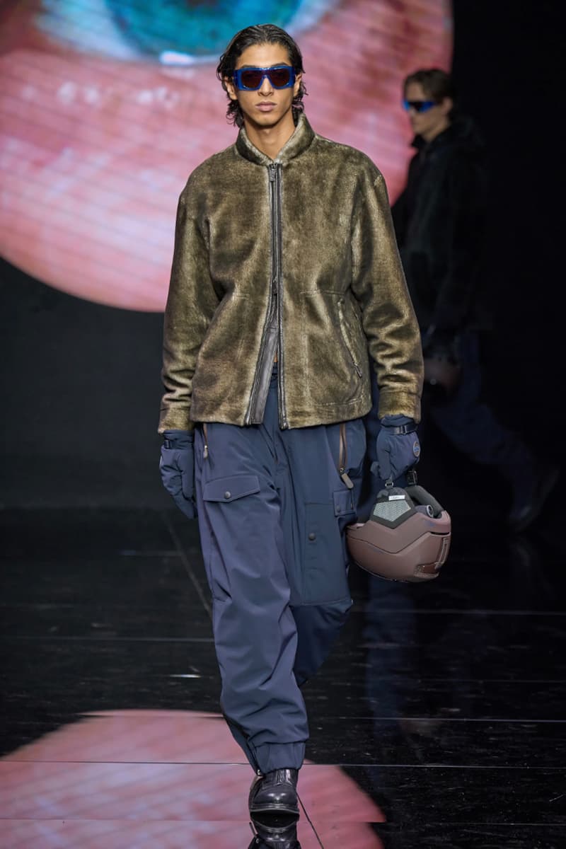 Giorgio Armani Fall/Winter 2024 Menswear Collection Milan Fashion Week Men's Runway Images