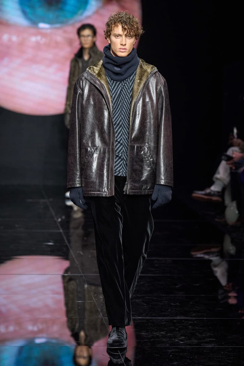 Giorgio Armani Fall/Winter 2024 Menswear Collection Milan Fashion Week Men's Runway Images