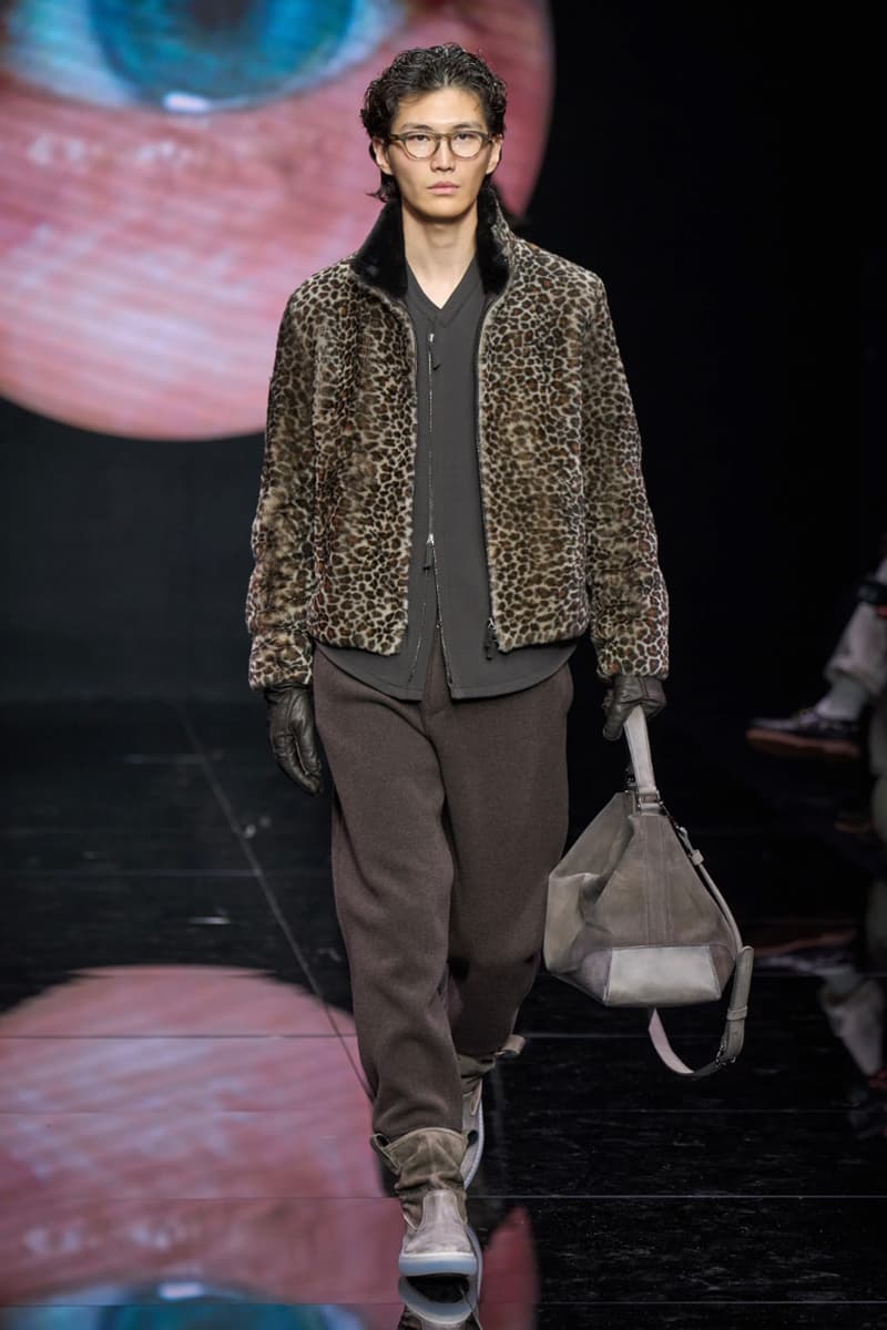 Giorgio Armani Fall/Winter 2024 Menswear Collection Milan Fashion Week Men's Runway Images