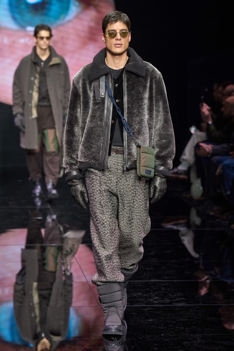 Giorgio Armani Fall/Winter 2024 Menswear Collection Milan Fashion Week Men's Runway Images