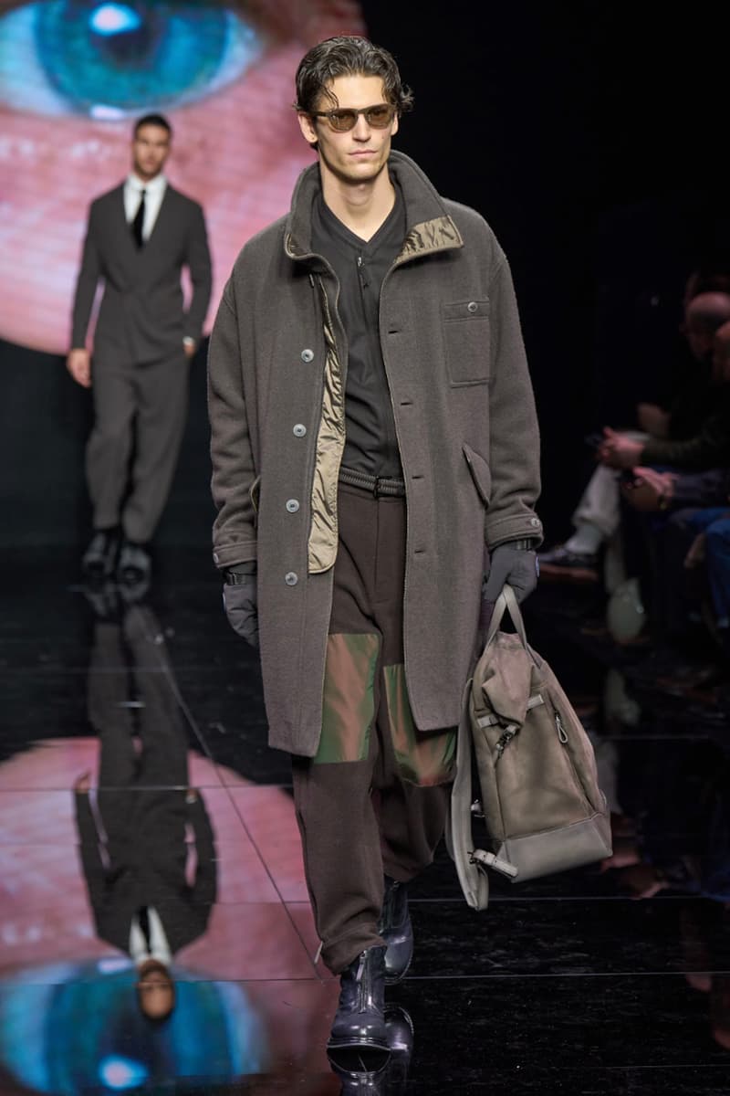 Giorgio Armani Fall/Winter 2024 Menswear Collection Milan Fashion Week Men's Runway Images