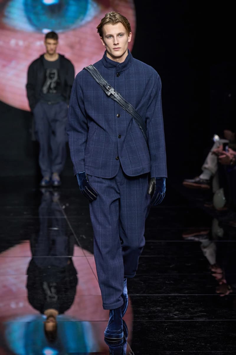 Giorgio Armani Fall/Winter 2024 Menswear Collection Milan Fashion Week Men's Runway Images