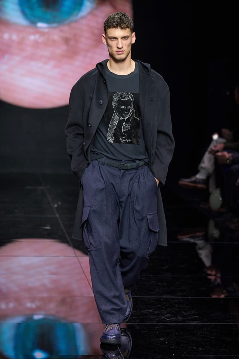 Giorgio Armani Fall/Winter 2024 Menswear Collection Milan Fashion Week Men's Runway Images