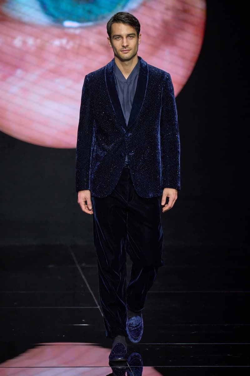 Giorgio Armani Fall/Winter 2024 Menswear Collection Milan Fashion Week Men's Runway Images