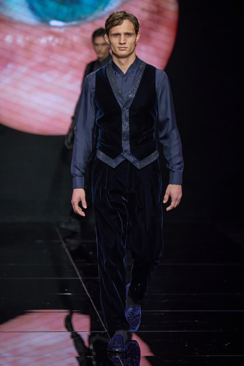 Giorgio Armani Fall/Winter 2024 Menswear Collection Milan Fashion Week Men's Runway Images