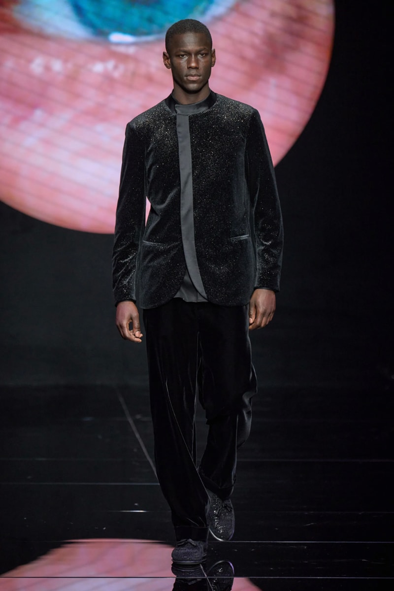 Giorgio Armani Fall/Winter 2024 Menswear Collection Milan Fashion Week Men's Runway Images