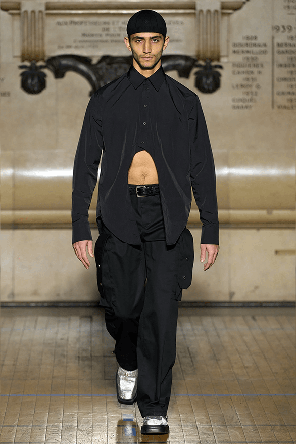 GmbH Fall Winter 2024 Paris Fashion Week menswear runway show Serhat Işık Benjamin Huseby