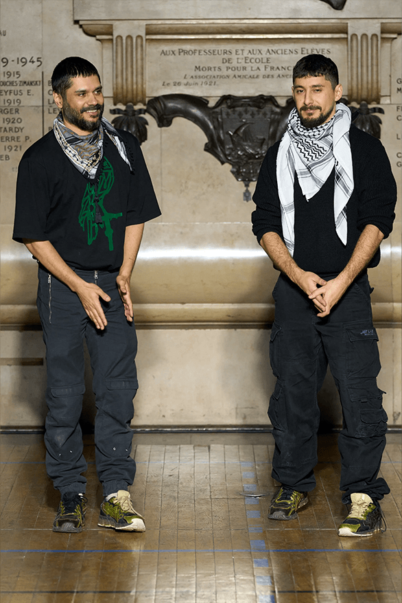 GmbH Fall Winter 2024 Paris Fashion Week menswear runway show Serhat Işık Benjamin Huseby