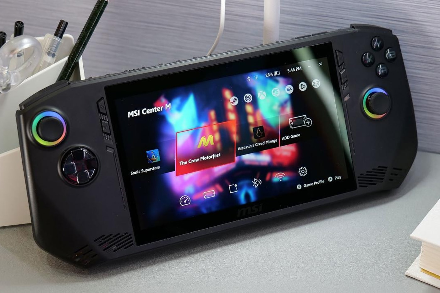 Intel-Powered MSI Claw Handheld Gaming Console CES 2024 Info
