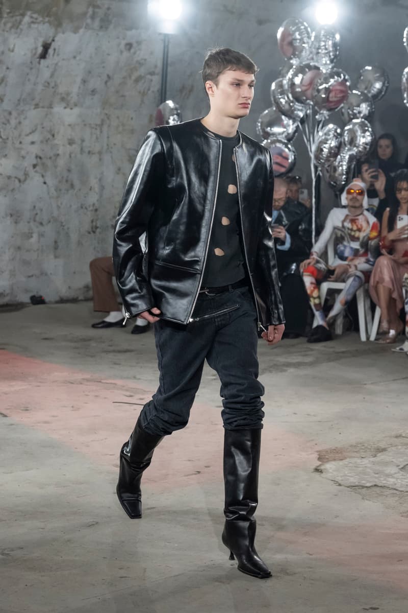 JORDANLUCA Fall/Winter 2024 Collection Milan Fashion Week Men's Runway Images