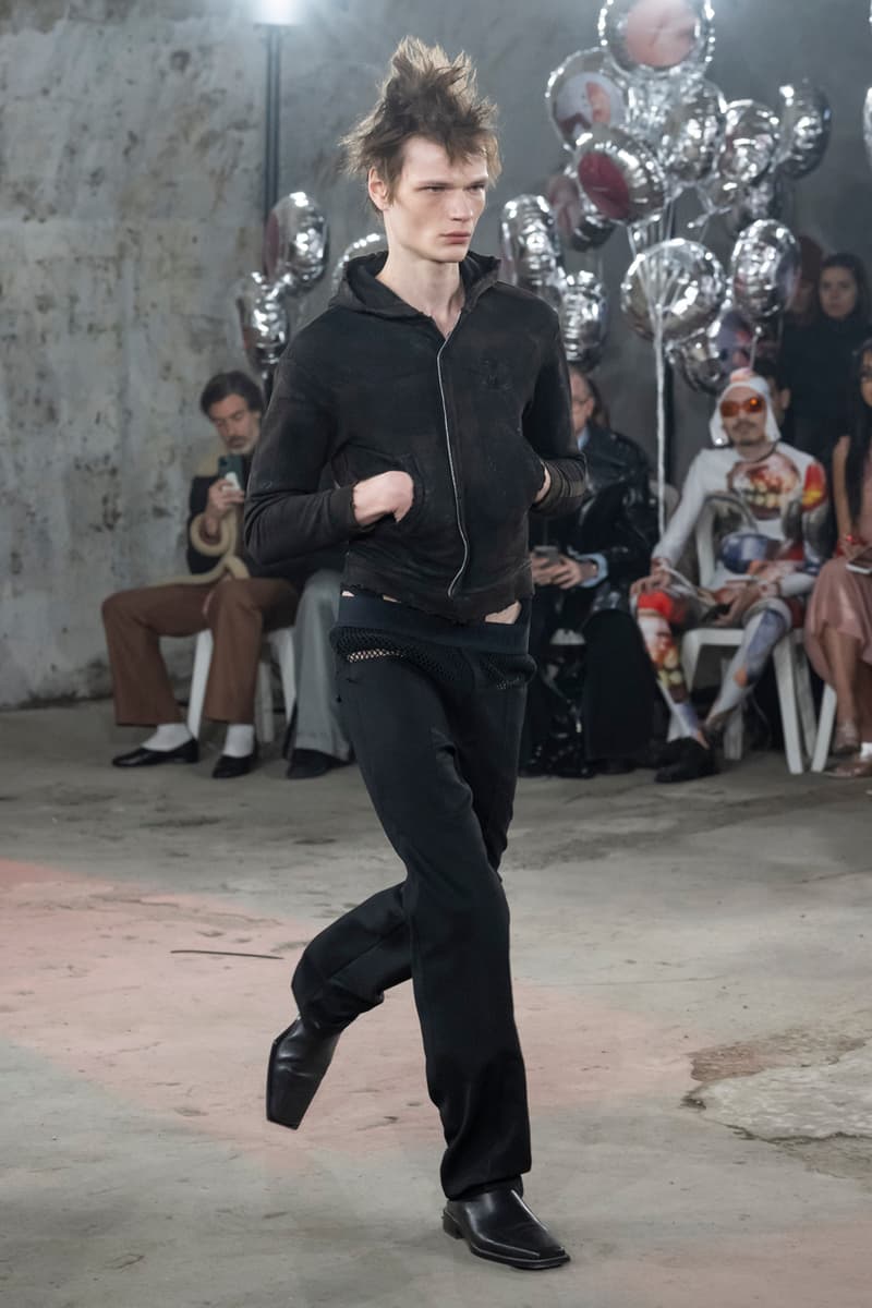 JORDANLUCA Fall/Winter 2024 Collection Milan Fashion Week Men's Runway Images