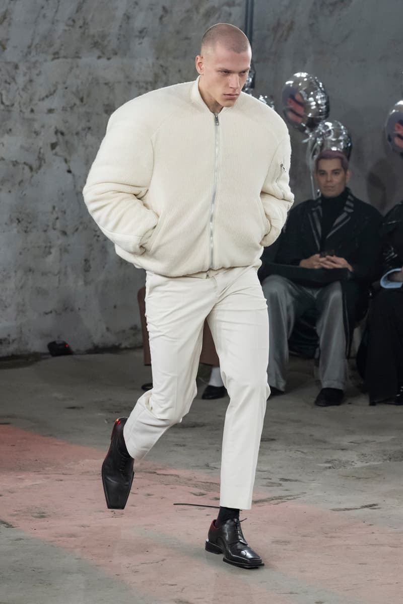 JORDANLUCA Fall/Winter 2024 Collection Milan Fashion Week Men's Runway Images