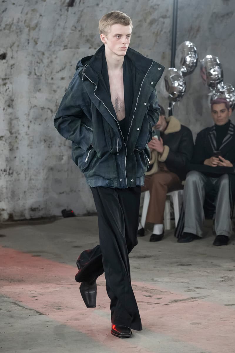 JORDANLUCA Fall/Winter 2024 Collection Milan Fashion Week Men's Runway Images