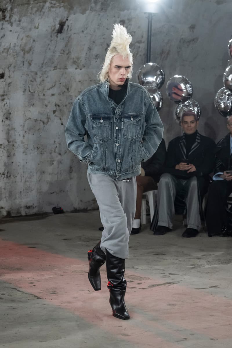 JORDANLUCA Fall/Winter 2024 Collection Milan Fashion Week Men's Runway Images