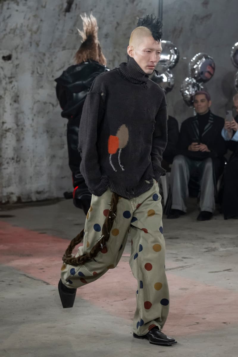 JORDANLUCA Fall/Winter 2024 Collection Milan Fashion Week Men's Runway Images