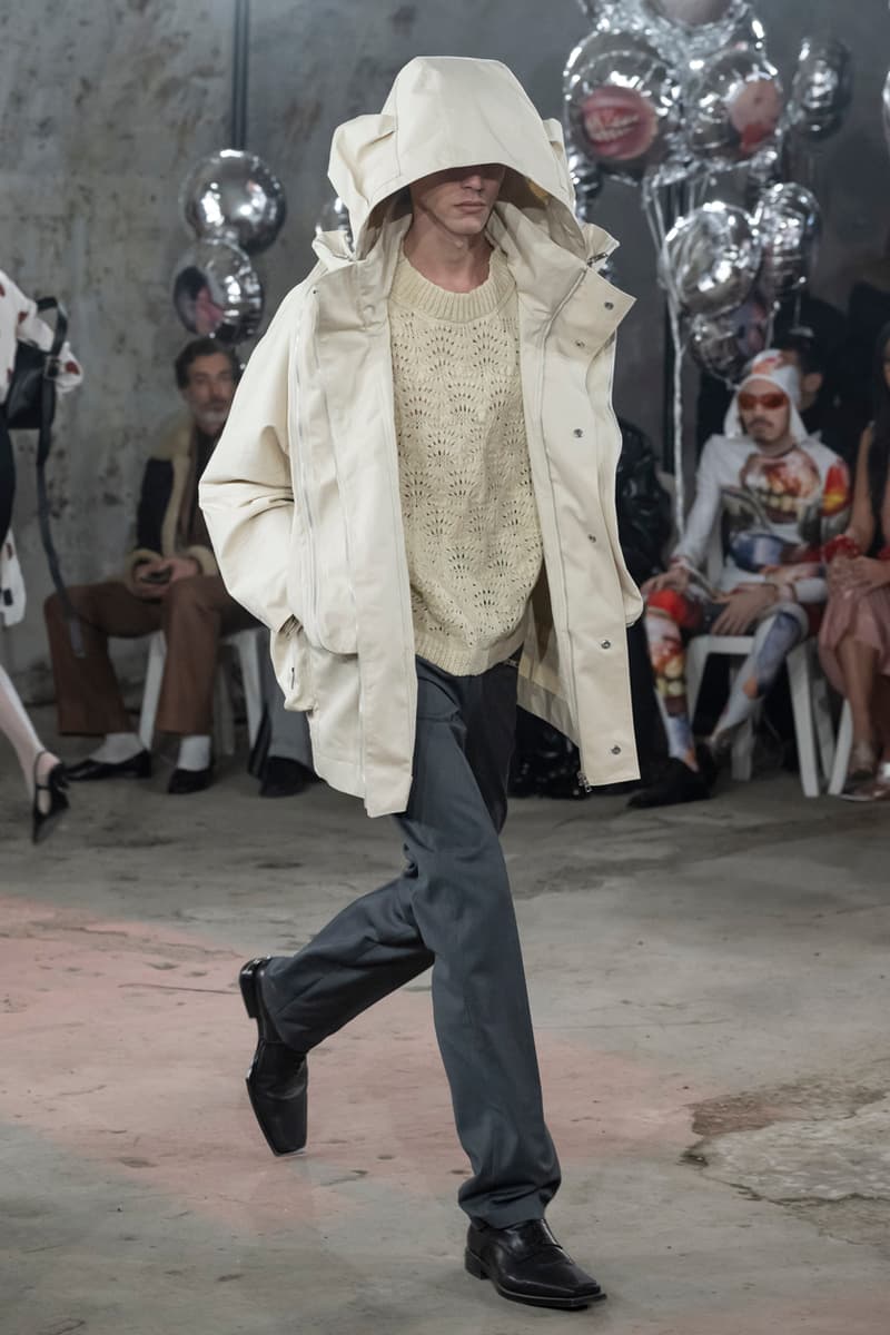 JORDANLUCA Fall/Winter 2024 Collection Milan Fashion Week Men's Runway Images