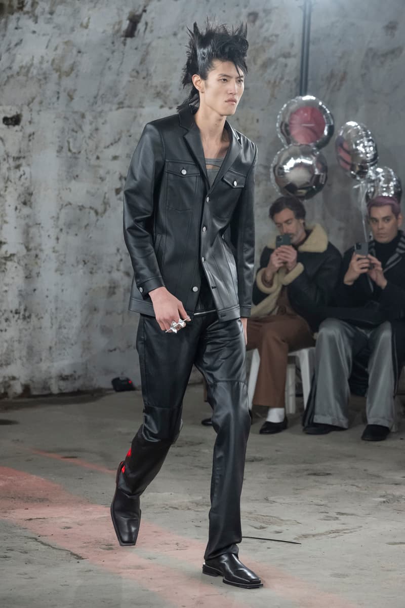 JORDANLUCA Fall/Winter 2024 Collection Milan Fashion Week Men's Runway Images