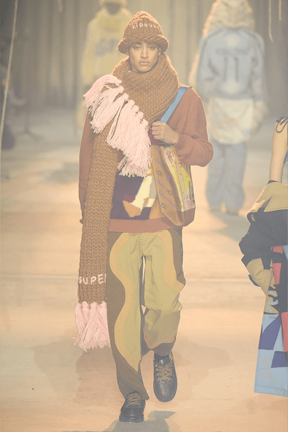 Kidsuper Fall Winter 2024 Paris Fashion Week menswear runway show Colm Dillane