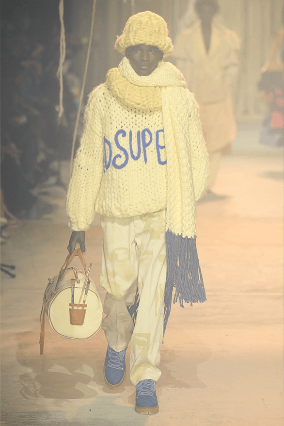 Kidsuper Fall Winter 2024 Paris Fashion Week menswear runway show Colm Dillane