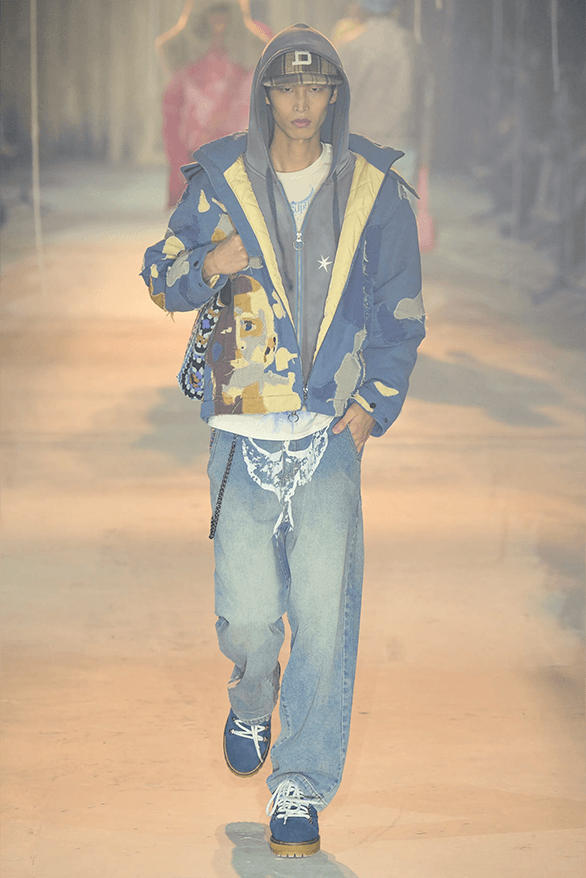 Kidsuper Fall Winter 2024 Paris Fashion Week menswear runway show Colm Dillane