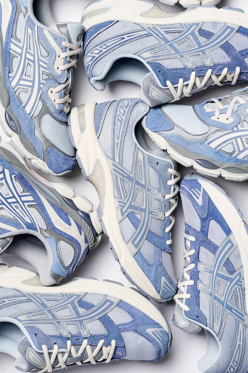 Lapstone & Hammer Dips ASICS and Standard Issue Classics in Indigo gel nyc model drop release philly philadelphia pa price hand dyed blue champion stonewash pennsylvania stonewash capsule collab 1130 silhouette dip dye