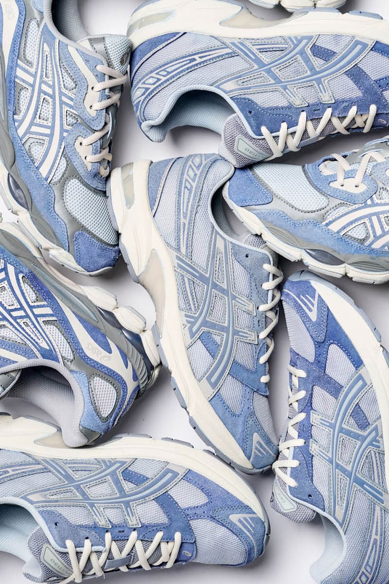 Lapstone & Hammer Dips ASICS and Standard Issue Classics in Indigo gel nyc model drop release philly philadelphia pa price hand dyed blue champion stonewash pennsylvania stonewash capsule collab 1130 silhouette dip dye