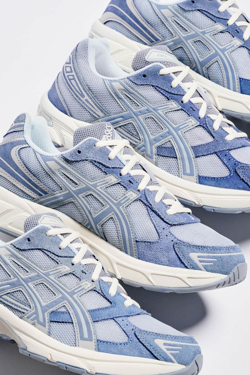 Lapstone & Hammer Dips ASICS and Standard Issue Classics in Indigo gel nyc model drop release philly philadelphia pa price hand dyed blue champion stonewash pennsylvania stonewash capsule collab 1130 silhouette dip dye