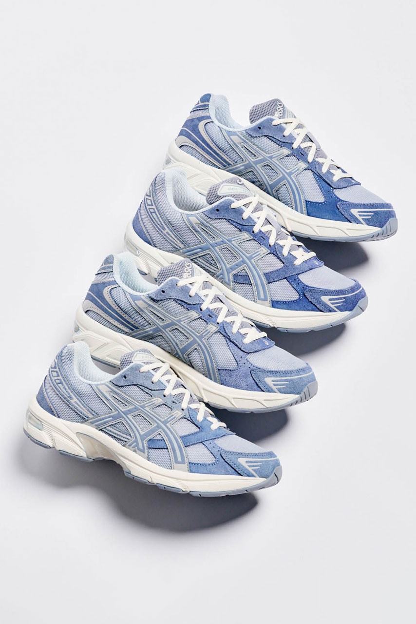 Lapstone & Hammer Dips ASICS and Standard Issue Classics in Indigo gel nyc model drop release philly philadelphia pa price hand dyed blue champion stonewash pennsylvania stonewash capsule collab 1130 silhouette dip dye