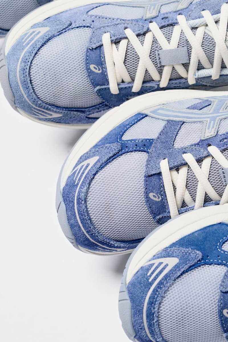 Lapstone & Hammer Dips ASICS and Standard Issue Classics in Indigo gel nyc model drop release philly philadelphia pa price hand dyed blue champion stonewash pennsylvania stonewash capsule collab 1130 silhouette dip dye