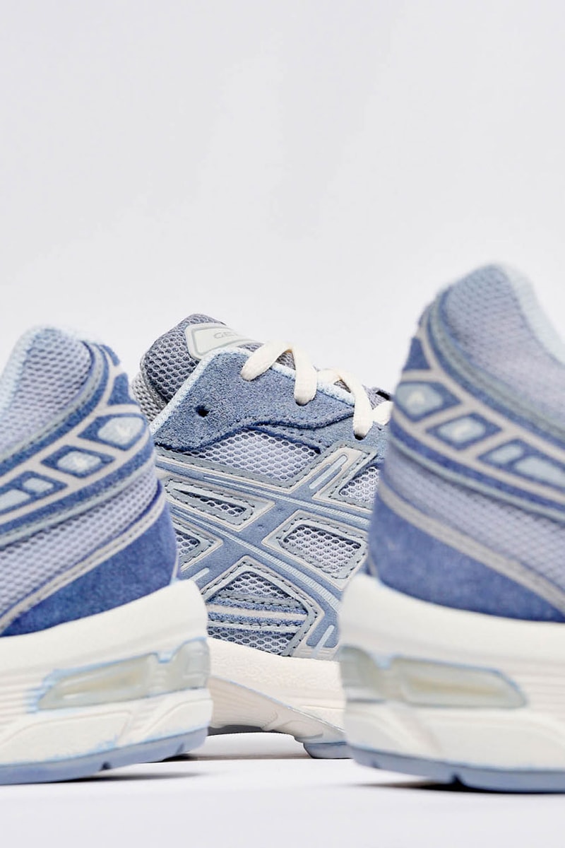 Lapstone & Hammer Dips ASICS and Standard Issue Classics in Indigo gel nyc model drop release philly philadelphia pa price hand dyed blue champion stonewash pennsylvania stonewash capsule collab 1130 silhouette dip dye