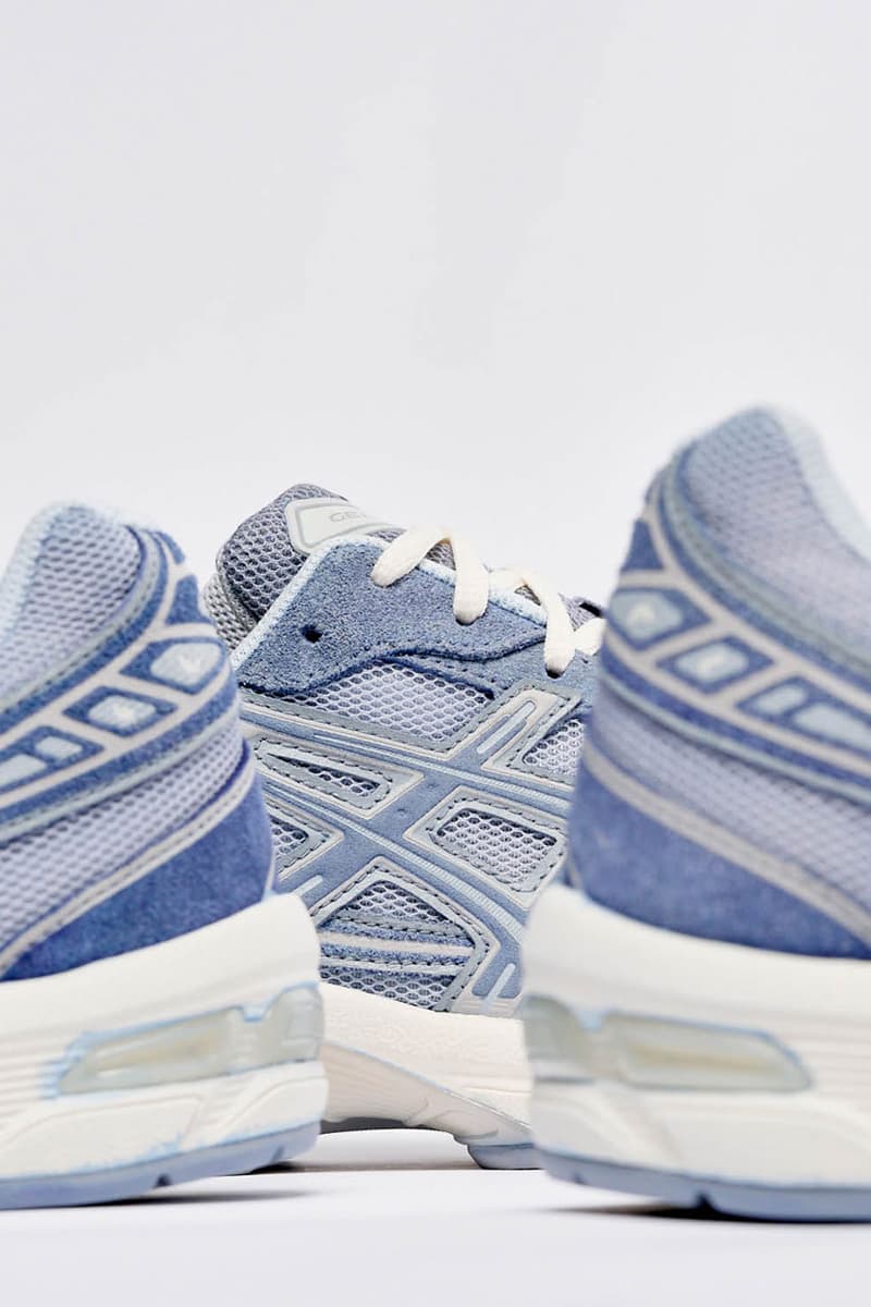 Lapstone & Hammer Dips ASICS and Standard Issue Classics in Indigo gel nyc model drop release philly philadelphia pa price hand dyed blue champion stonewash pennsylvania stonewash capsule collab 1130 silhouette dip dye