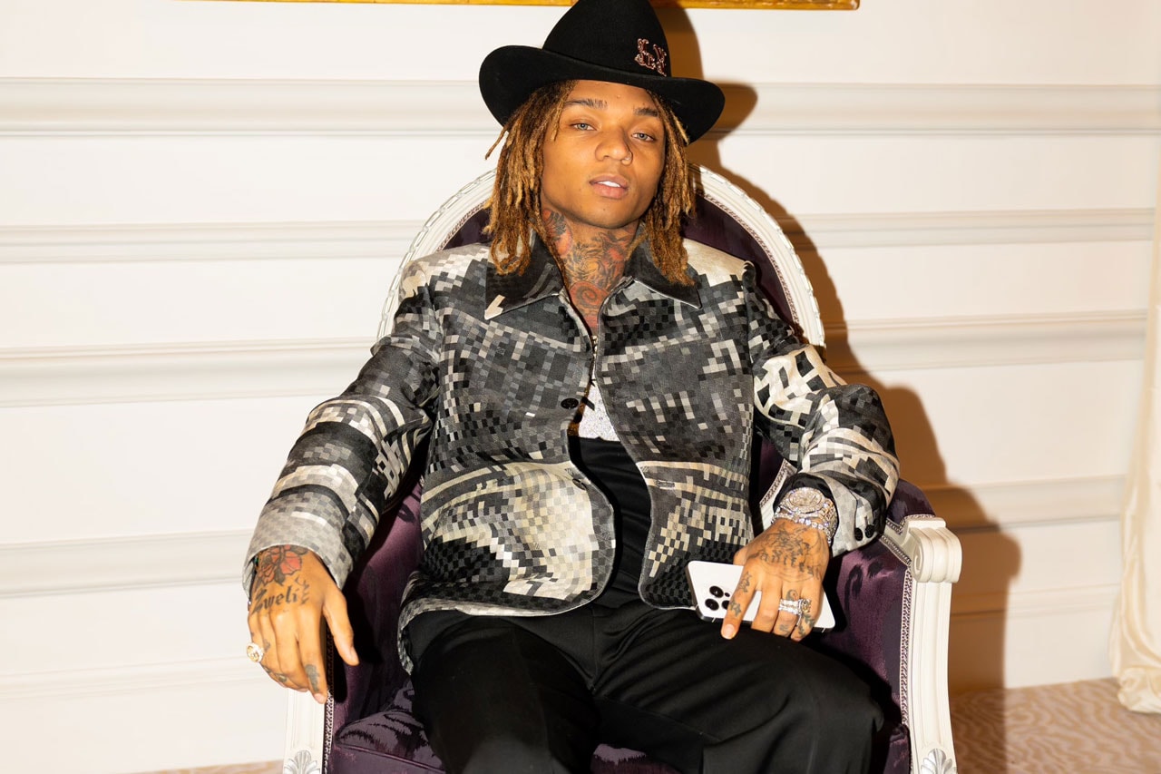 Swae Lee Soars to Paris for Louis Vuitton's Fall 2024 Show