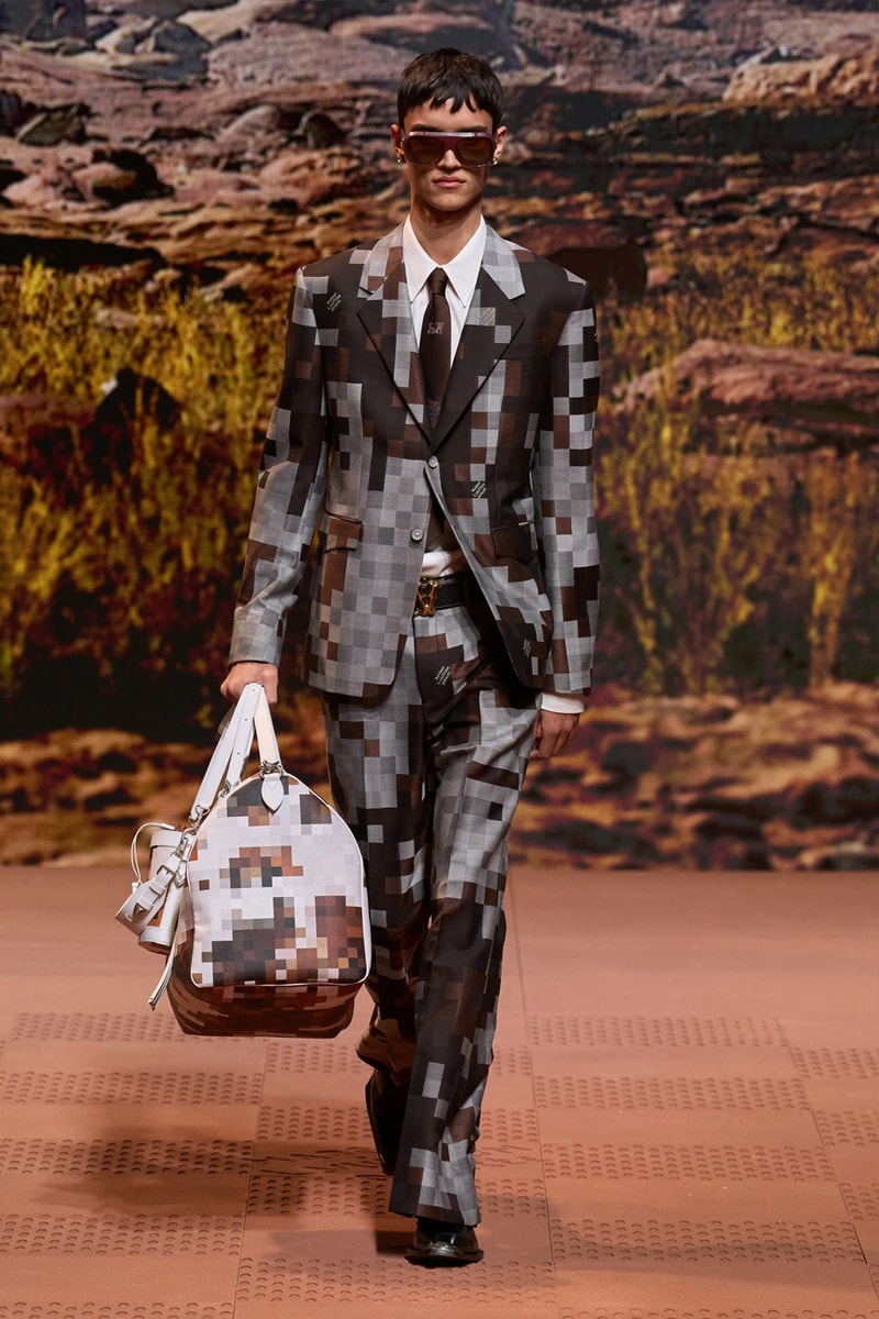 Louis Vuitton Fall Winter 2024 Paris Fashion Week menswear Pharrell Williams runway show harmonica cowboy western motifs timbaland boots swae lee sioux mumford and sons miley cyrus new song