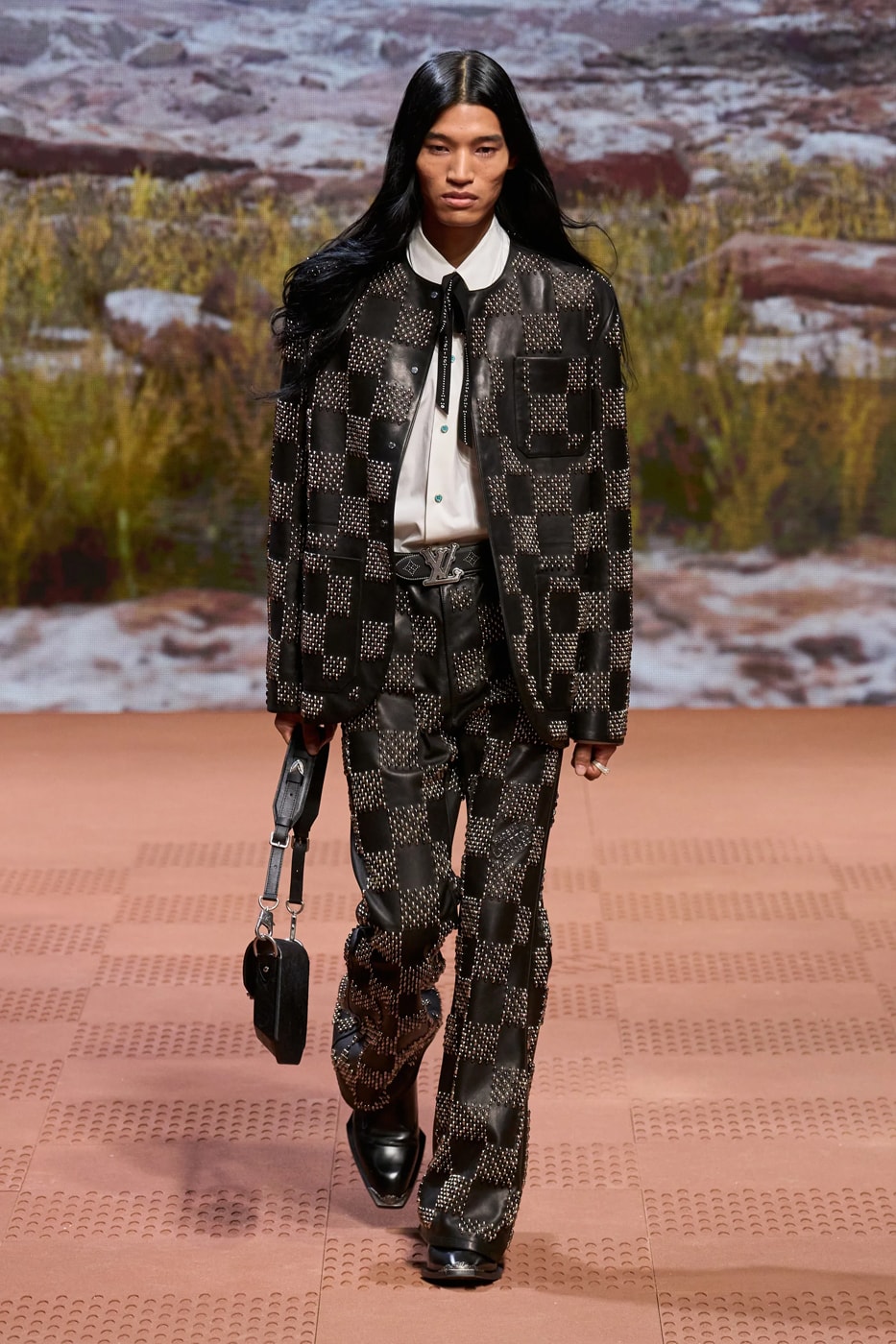 Louis Vuitton Brown Fashion Hoodie Leggings Set Luxury Brand