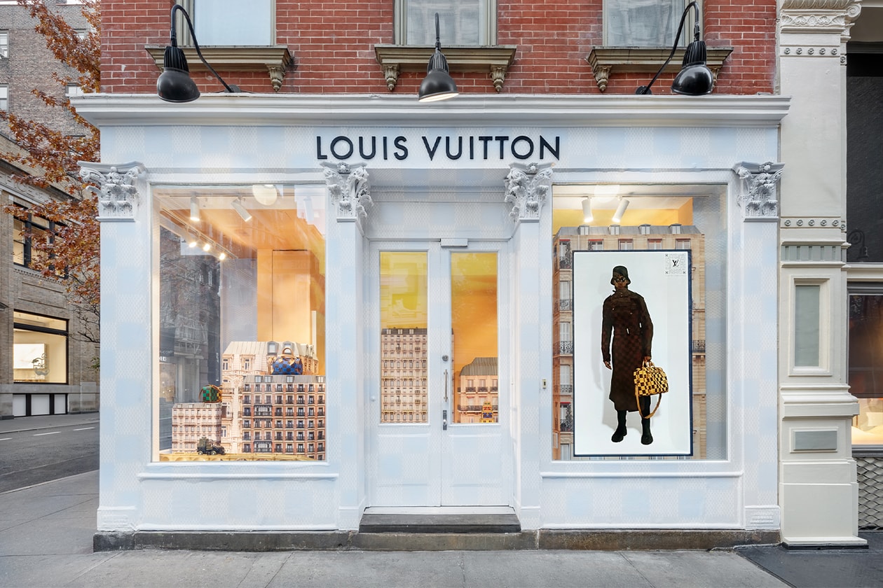 Louis Vuitton Celebrates Pharrell's First Collection With New York and Hollywood Pop-Up Locations nyc la los angeles debut collection spring summer 2024 pont neuf hong kong
