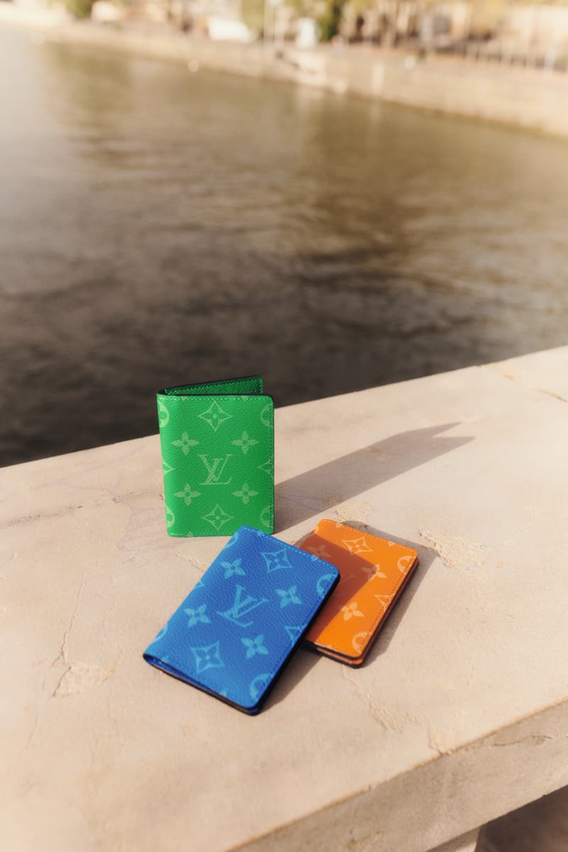 Louis Vuitton's Taigarama Leather Goods Beam in Brilliant Colors