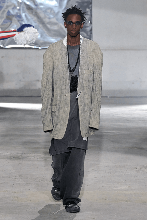 Maison Mihara Yashuhiro Fall Winter 2024 Paris Fashion Week menswear runway show