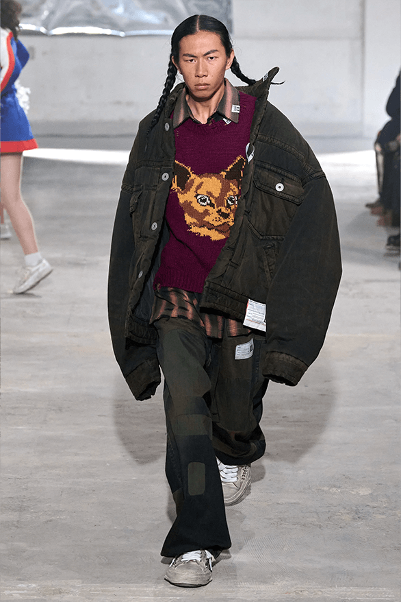 Maison Mihara Yashuhiro Fall Winter 2024 Paris Fashion Week menswear runway show
