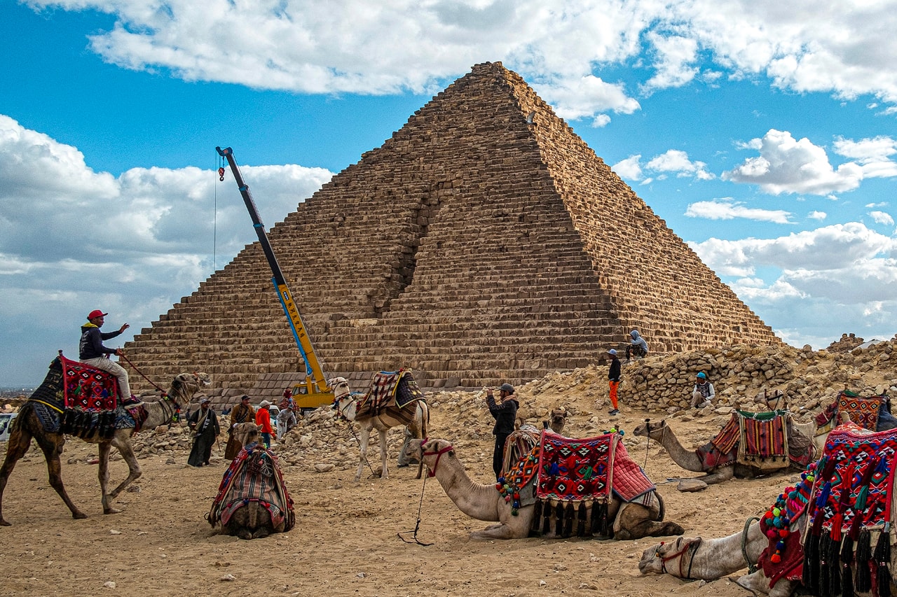 Egypt Pyramid of Menkaure Restoration Criticism