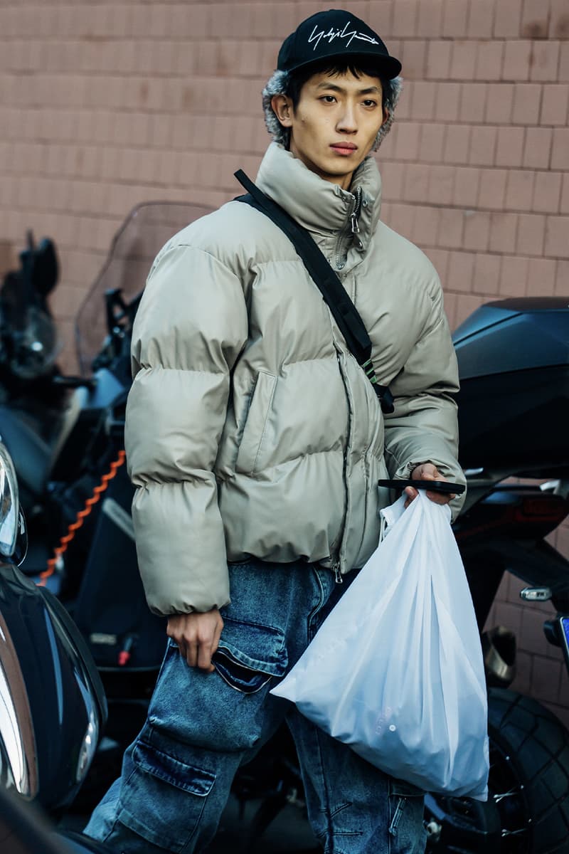 Milan Fashion Week Men's FW24 Street Style fall winter 2024 gucci prada raf simons miuccia jw anderson diesel jonathan anderson sabato jordan luca