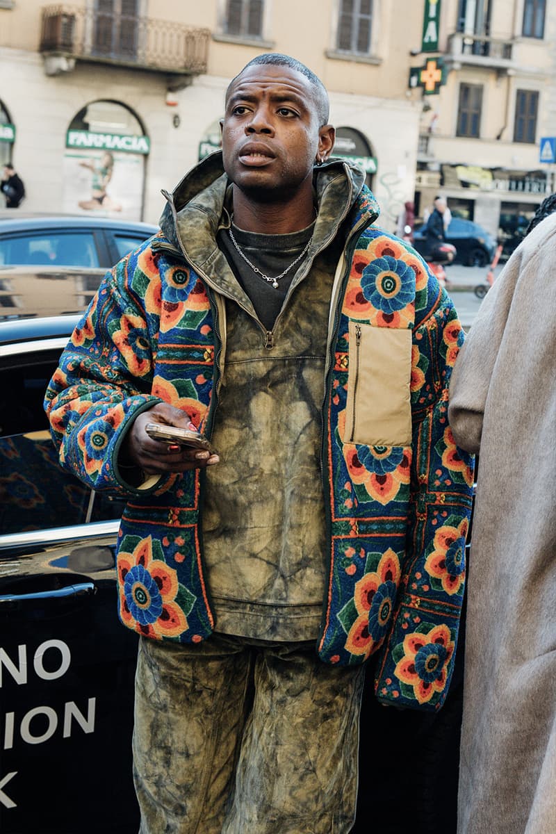 Milan Fashion Week Men's FW24 Street Style fall winter 2024 gucci prada raf simons miuccia jw anderson diesel jonathan anderson sabato jordan luca