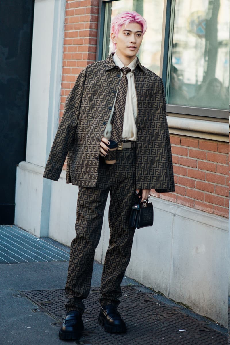 Milan Fashion Week Men's FW24 Street Style fall winter 2024 gucci prada raf simons miuccia jw anderson diesel jonathan anderson sabato jordan luca