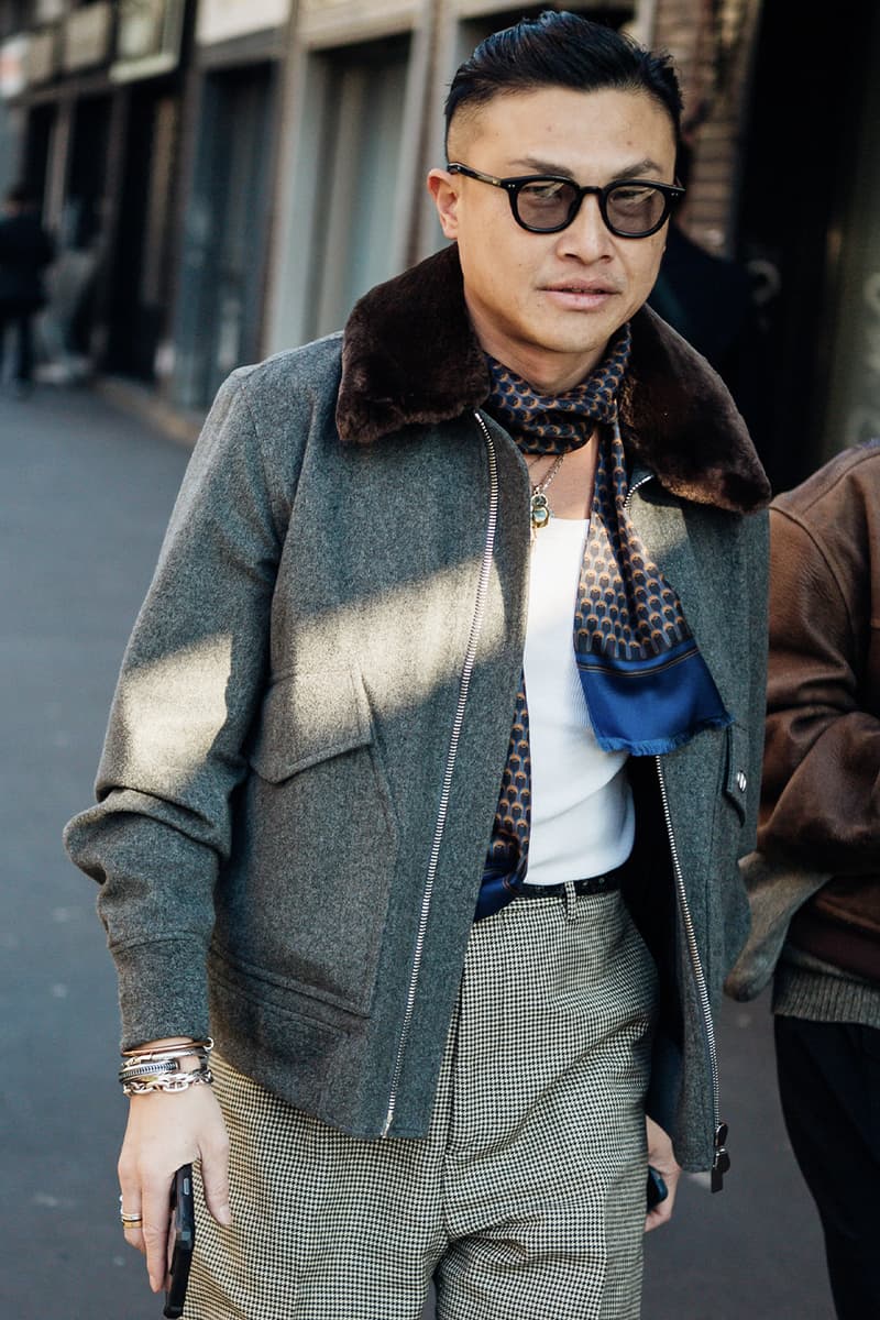 Milan Fashion Week Men's FW24 Street Style fall winter 2024 gucci prada raf simons miuccia jw anderson diesel jonathan anderson sabato jordan luca