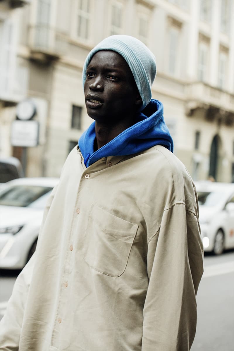 Milan Fashion Week Men's FW24 Street Style fall winter 2024 gucci prada raf simons miuccia jw anderson diesel jonathan anderson sabato jordan luca