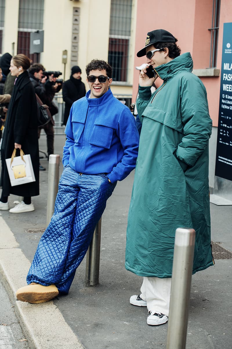 Milan Fashion Week Men's FW24 Street Style fall winter 2024 gucci prada raf simons miuccia jw anderson diesel jonathan anderson sabato jordan luca