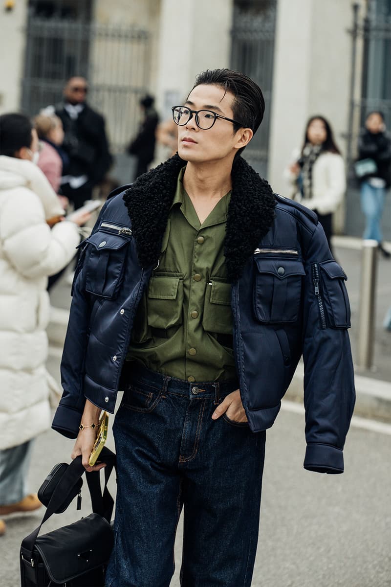 Milan Fashion Week Men's FW24 Street Style fall winter 2024 gucci prada raf simons miuccia jw anderson diesel jonathan anderson sabato jordan luca