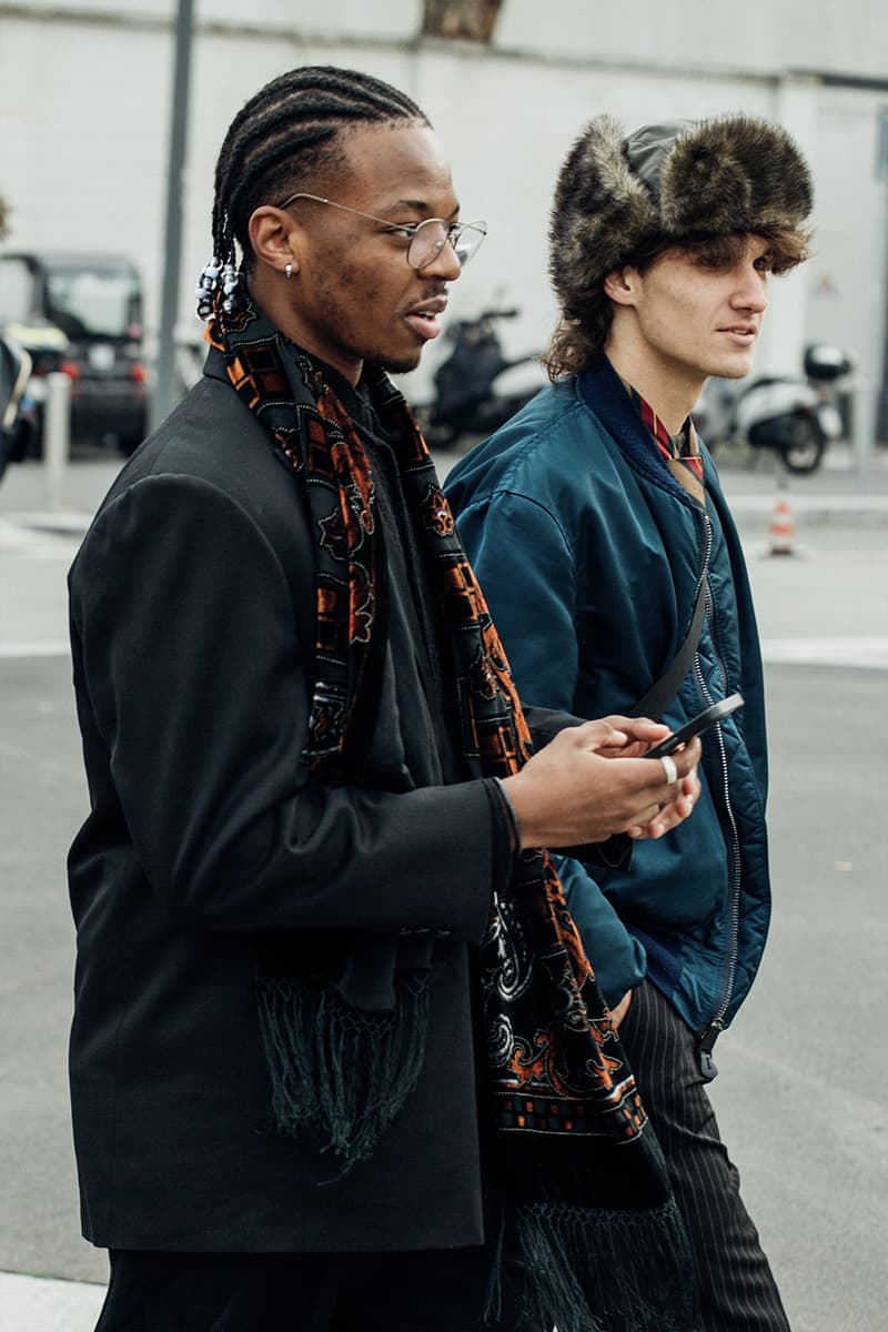 Milan Fashion Week Men's FW24 Street Style fall winter 2024 gucci prada raf simons miuccia jw anderson diesel jonathan anderson sabato jordan luca